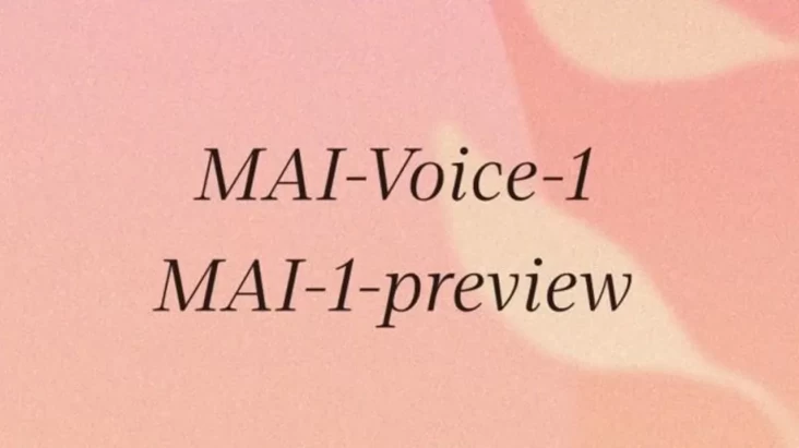 Artificial Intelligence Kreatif MAI-Voice-1 Bisa Hasilkan Audio Berdurasi 1 Menit pada Sedetik