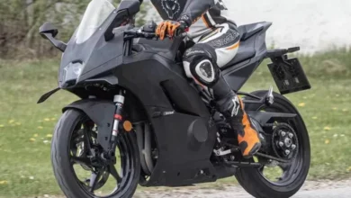Gunakan Rangkaian CFMoto 450 SR, KTM RC 490 terlihat pada di Jalan