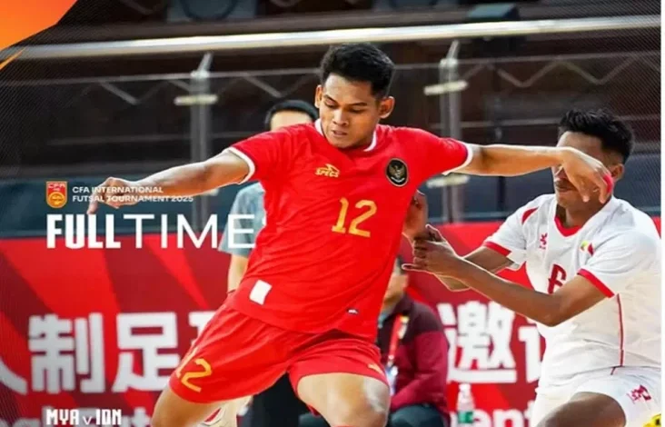 Hasil CFA International Men’s Futsal Tournament: Timnas Indonesia Gunduli Myanmar 5-0