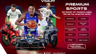 Langganan VISION+ Premium Sports, Cuma 40rb Nonton Sport Kelas Dunia!