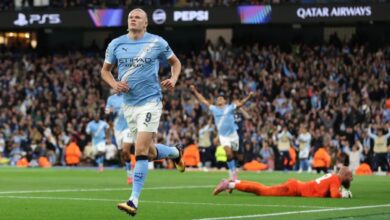 Manchester City raih kemenangan 2-0 kontra 10 pemain klub tim Napoli