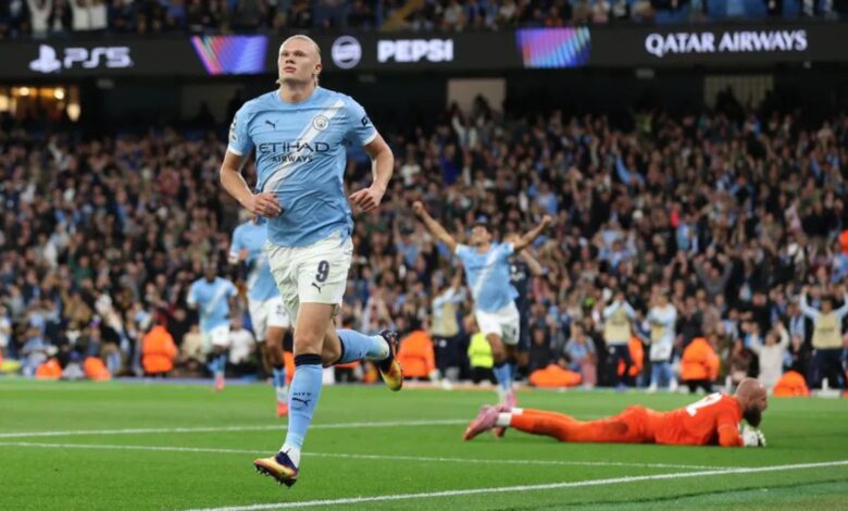 Manchester City raih kemenangan 2-0 kontra 10 pemain klub tim Napoli