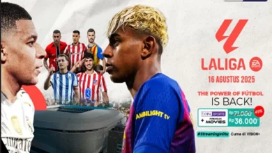 Nonton LaLiga 2025/26 pada VISION+: Barcelona, Real Madrid, hingga Atletico Madrid