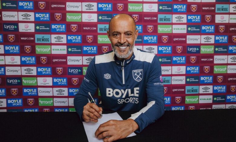 West Ham resmi tunjuk Nuno Esprito Santo sebagai pembimbing baru