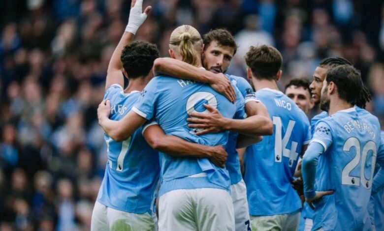 Haaland dua gol, Manchester City menang telak 5-1 berhadapan dengan Burnley