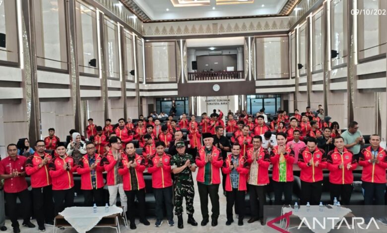 Sumbar berangkatkan 124 atlet  ke PON Bela Diri 2025