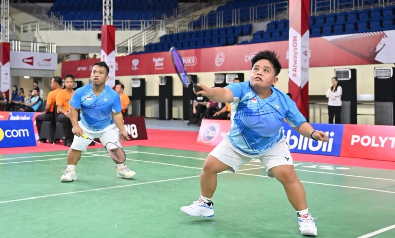 Atlet tuan rumah tampil apik pada Nusantara Para Badminton International