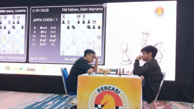 Fabian Glen Mariano lalu juga Ivana pimpin klasemen JAPFA Chess Festival