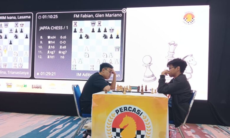 Fabian Glen Mariano lalu juga Ivana pimpin klasemen JAPFA Chess Festival