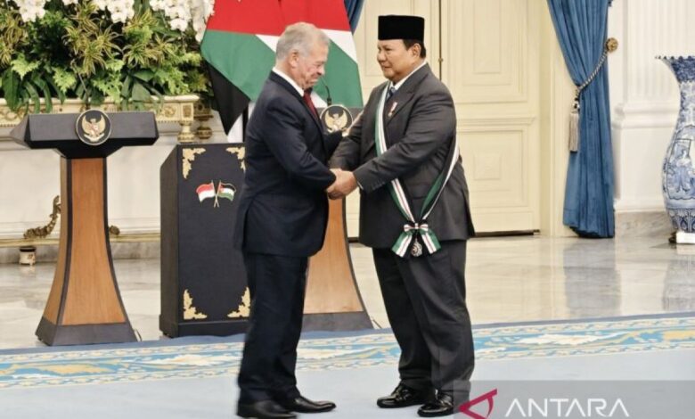 Kilas balik hubungan bersejarah Prabowo juga Raja Yordania