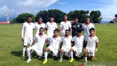 Malut United U-20 pesta gol 4-0 berperang melawan PSM Makassar