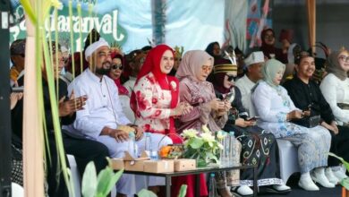 Pangandaranval Nature-13 Ribuan Anggota Meriahkan Jalur Pantai Menunjukkan dengan Kostum Daur Ulang