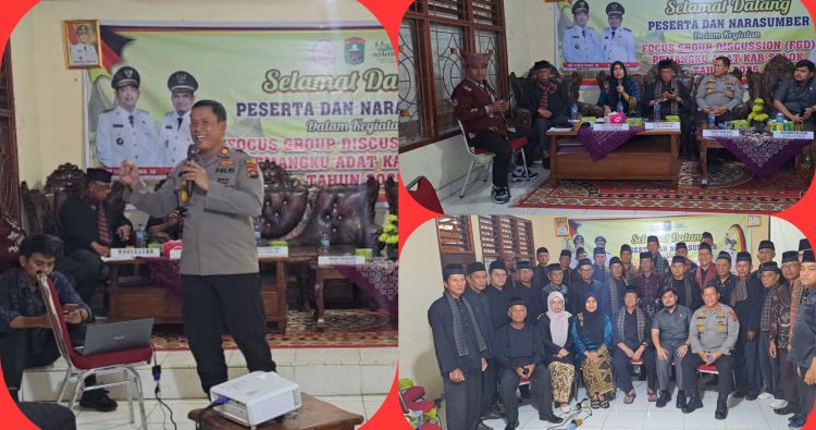 Perkuat Adat, Polres Solok Daerah Perkotaan Sosialisasikan Justice Collaborator ke Niniak Mamak