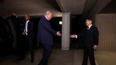 Detik-Detik ‘Raja’ Trump Berkumpul dengan Kaisar Jepang, Bahas Apa?