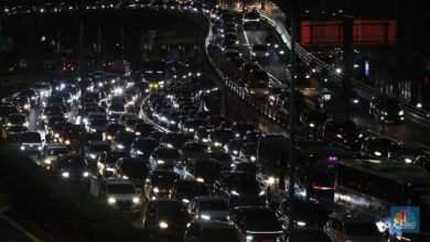 Potret Jalanan Ibukota Tanah Air yang mana digunakan Bakal Dilalui Rombongan Raja Yordania