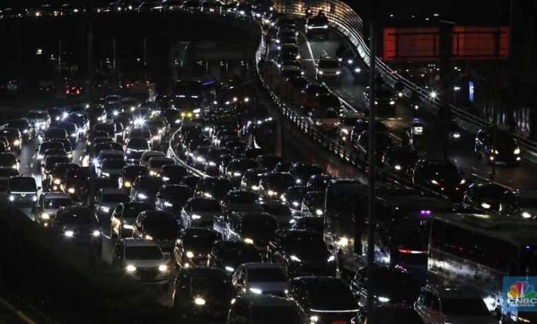 Potret Jalanan Ibukota Tanah Air yang mana digunakan Bakal Dilalui Rombongan Raja Yordania