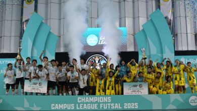 UNJ serta juga UIN Bandung juara Campus League Futsal 2025