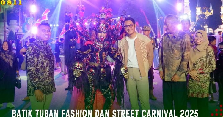 Dandim 0811/Tuban Bersama Forkopimda Menghadiri Batik Tuban Fashion kemudian Street Carnival Tahun 2025