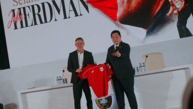 Erick Thohir ajak semua elemen bersatu membantu John Herdman