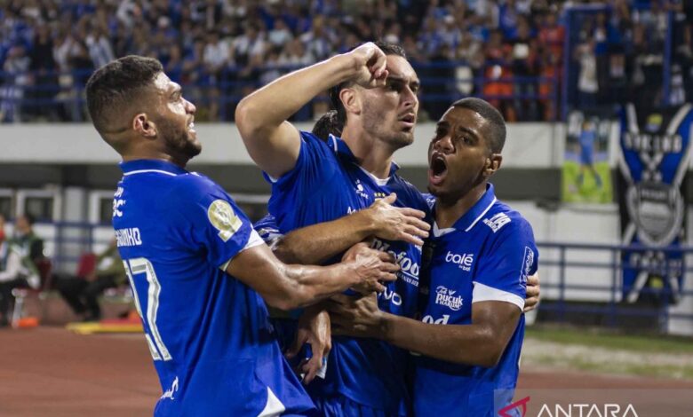 Klasemen Super League: Persib akhiri tahun di tempat puncak