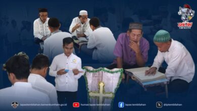 Laksanakan Ibadah, Lapas Tembilahan Terus Upayakan Pemenuhan Hak Warga Binaan   