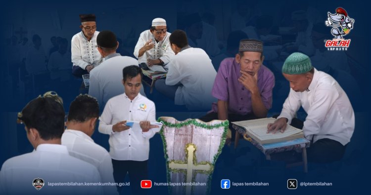 Laksanakan Ibadah, Lapas Tembilahan Terus Upayakan Pemenuhan Hak Warga Binaan   