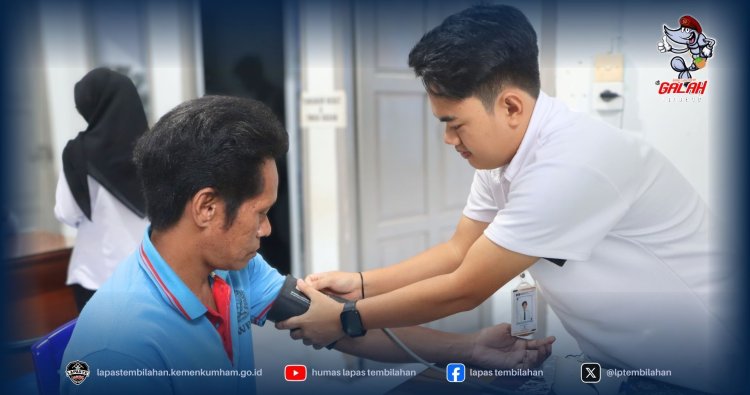 Pemeriksaan Aspek Bidang Kesehatan Terlaksana, Hak Baik WBP Tetap Terjaga   