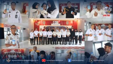 Pernyataan Bersih Narkoba, Lapas Tembilahan Gelar Tes Urine Pegawai kemudian Warga Binaan   