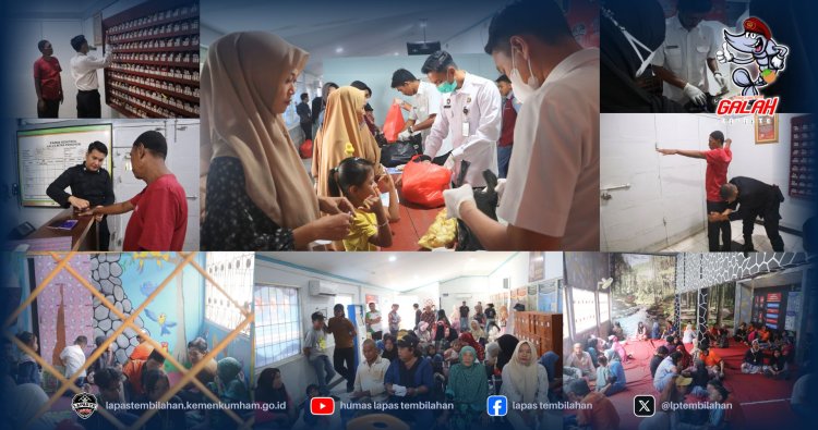 Berikan Pelayanan Prima, Lapas Tembilahan Laksanakan Layanan Kunjungan Tatap Muka