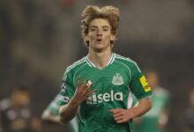 Anthony Gordon “quattrick”, Newcastle menang 6-1 di dalam pada markas Qarabag