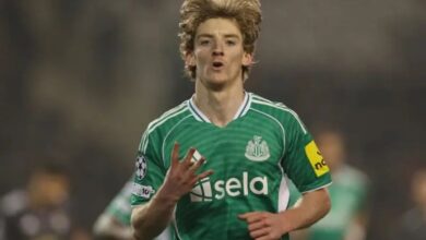 Anthony Gordon “quattrick”, Newcastle menang 6-1 di dalam pada markas Qarabag