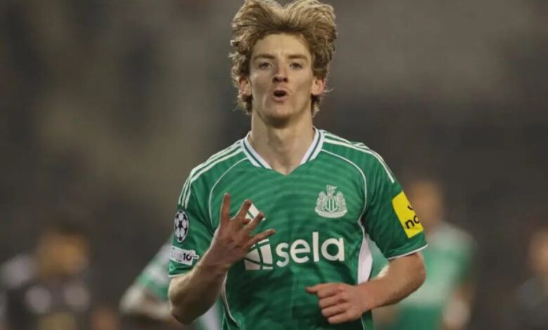 Anthony Gordon “quattrick”, Newcastle menang 6-1 di dalam pada markas Qarabag