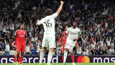 Real Madrid ke 16 besar setelahnya tundukkan Benfica 2-1