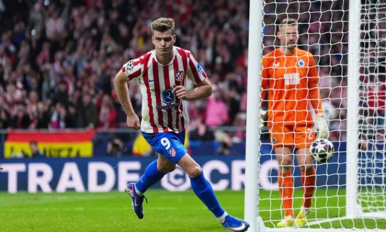 Sorloth hattrick, Atletico lolos ke 16 besar usai tundukkan Brugge 4-1