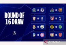 Drawing 16 besar Turnamen Champions: PSG vs Chelsea, Madrid jumpa City