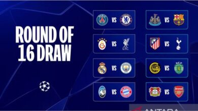 Drawing 16 besar Turnamen Champions: PSG vs Chelsea, Madrid jumpa City