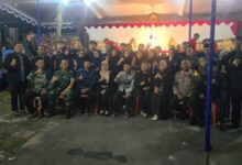 Babinsa Karanganom Hadiri Tradisi Sadranan Dan Pagelaran Wayang Kulit Di Klaten Utara